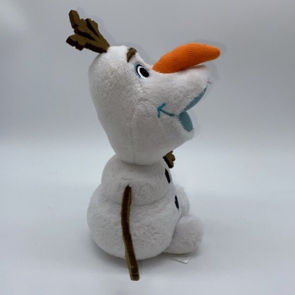 Disney Store Frozen Olaf Snowman Plush Stuffed Animal Carrot Nose Toy 7” - Picture 8 of 9